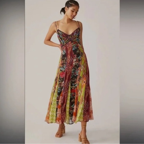 Anthropologie Dresses & Skirts - Anthroplogie Multi color maxi dress